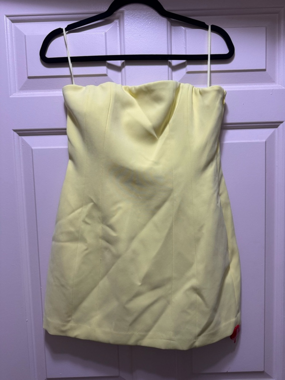 A.L.C. Strapless Elsie Mini Dress in Citrine, size 6, NWT - Picture 6 of 12